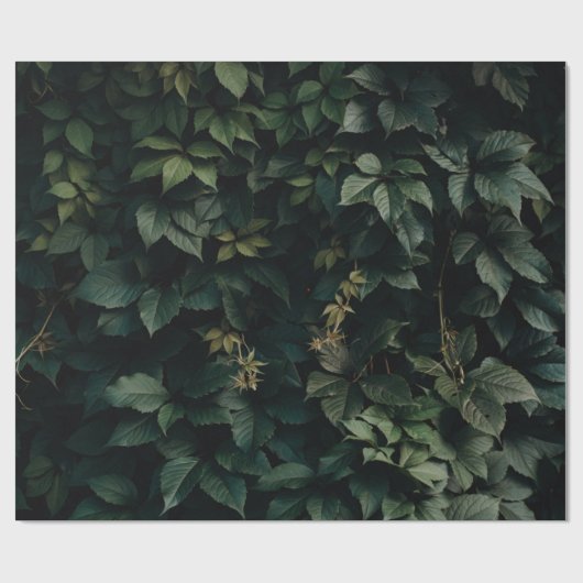 GROENE VERLAAGD PLANT CADEAUPAPIER (Vlak)