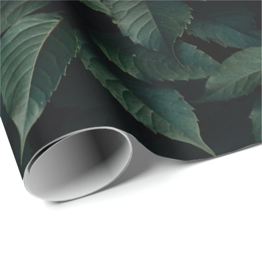 GROENE VERLAAGD PLANT CADEAUPAPIER (Rol Hoek)