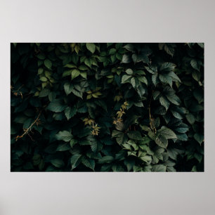 GROENE VERLAAGD PLANT POSTER