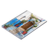 GROENE VERLATEN PLANT NEAR WALL NOTITIEBOEK (Linkerzijde)