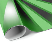 Groene verloopkleur Vulling Kunstperspectieftekeni Cadeaupapier (Rol Hoek)