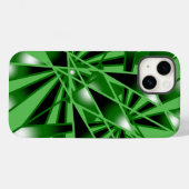Groene verloopkleur Vulling Kunstperspectieftekeni Case-Mate iPhone Case (Achterkant (horizontaal))