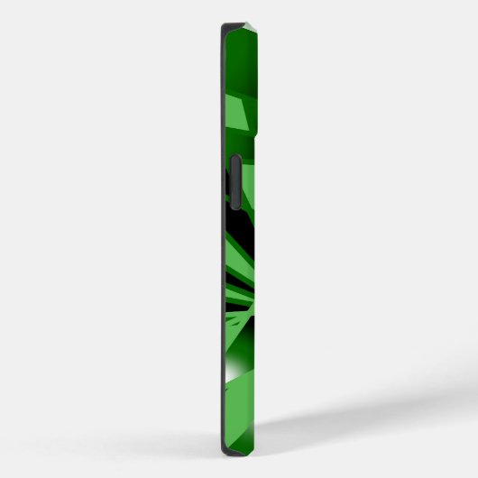 Groene verloopkleur Vulling Kunstperspectieftekeni Case-Mate iPhone Case (Achterkant / Rechts)