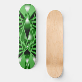 Groene verloopkleur Vulling Kunstperspectieftekeni Persoonlijk Skateboard