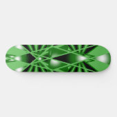 Groene verloopkleur Vulling Kunstperspectieftekeni Persoonlijk Skateboard (Horizontaal)