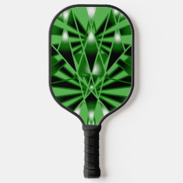 Groene verloopkleur Vulling Kunstperspectieftekeni Pickleball Paddle