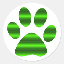 Groene verlooppaw afdrukken