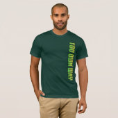 GROENE VERLOOPTEKST OP EIGEN WIJZE T-SHIRT (Voorkant volledig)