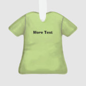 Groene verpleegster medische scrubs ornament (achterkant)