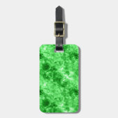 Groene verrukte textuur bagagelabel (Voorkant verticaal)