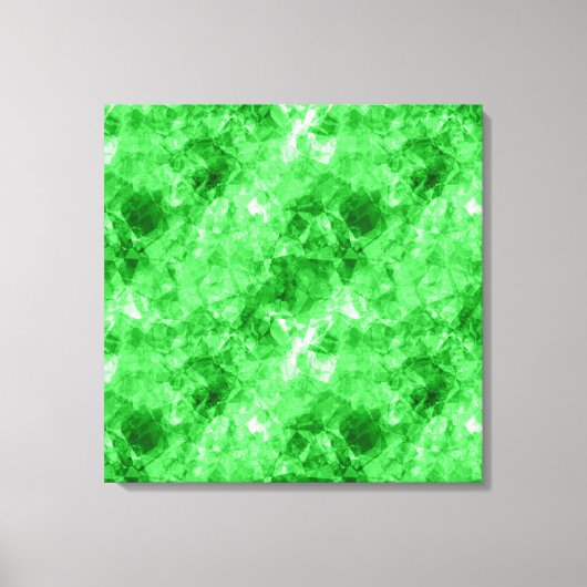 Groene verrukte textuur canvas afdruk (Voorkant)