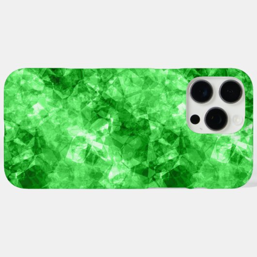 Groene verrukte textuur Case-Mate iPhone case (Achterkant (horizontaal))