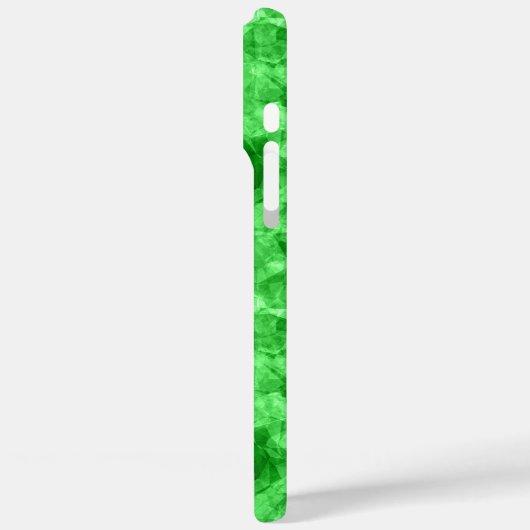 Groene verrukte textuur Case-Mate iPhone case (Achterkant / Links)