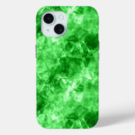 Groene verrukte textuur iPhone 15 case