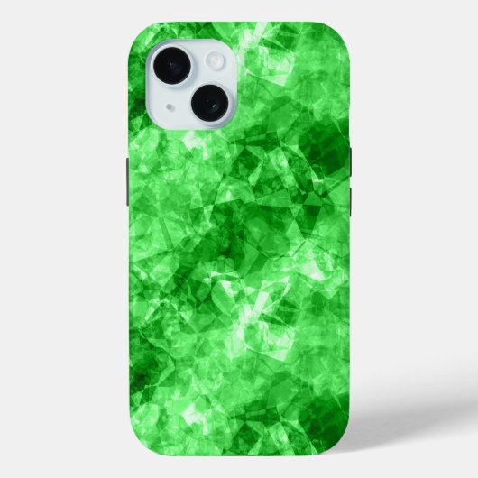 Groene verrukte textuur Case-Mate iPhone case (Achterkant)