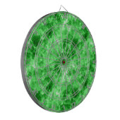 Groene verrukte textuur dartbord (Voorkant Links)