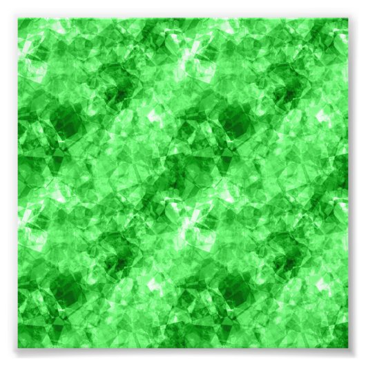 Groene verrukte textuur foto afdruk (Voorkant)