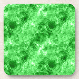 Groene verrukte textuur onderzetter