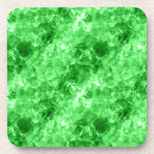 Groene verrukte textuur onderzetter (Voorkant)