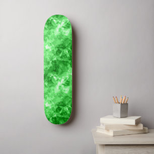 Groene verrukte textuur persoonlijk skateboard