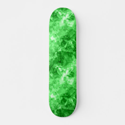 Groene verrukte textuur persoonlijk skateboard (Voorkant)