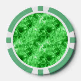 Groene verrukte textuur poker chips