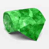 Groene verrukte textuur stropdas (Opgerold)