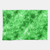 Groene verrukte textuur theedoek (Horizontaal)