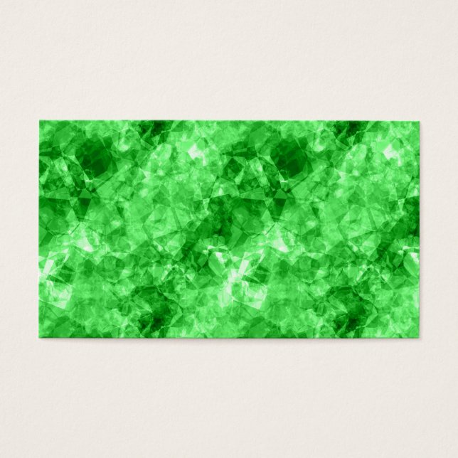 Groene verrukte textuur visitekaartje (Voorkant)