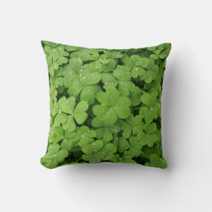 Groene verse shamrock, geluk St. Patricks pillow Kussen