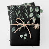 Groene vertakkingen Papieren vellen verpakken (In situ)