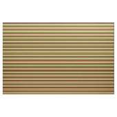Groene, vertakte, rode en zwarte strepen stof (Yard (91,4 cm))