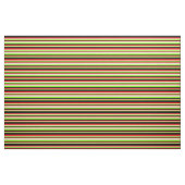 Groene, vertakte, rode en zwarte strepen stof (Fat Quarter)