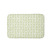 Groene verticale ogeenpatroonachtergrond badmat (Voorkant)