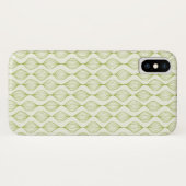 Groene verticale ogeenpatroonachtergrond Case-Mate iPhone case (Achterkant (horizontaal))
