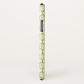 Groene verticale ogeenpatroonachtergrond Case-Mate iPhone case (Achterkant / rechts)