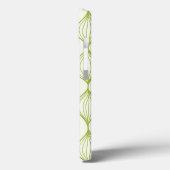 Groene verticale ogeenpatroonachtergrond Case-Mate iPhone case (Achterkant / Links)