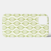 Groene verticale ogeenpatroonachtergrond Case-Mate iPhone case (Achterkant (horizontaal))