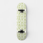 Groene verticale ogeenpatroonachtergrond persoonlijk skateboard (Voorkant)