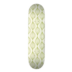 Groene verticale ogeenpatroonachtergrond persoonlijk skateboard