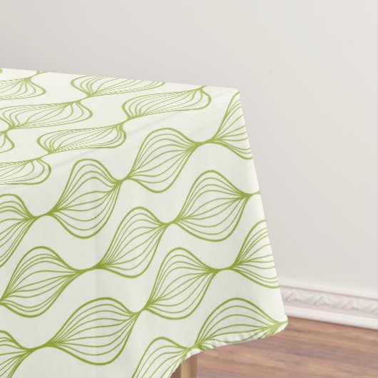 Groene verticale ogeenpatroonachtergrond tafelkleed (Voorbeeld)