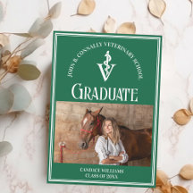Groene Veterinaire School Foto Custom Afstuderen