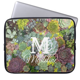 Groene Vetplanten Laptop Sleeve