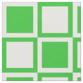 Groene Vette Mod Squares ~ Grote schaal Stof (Close Up)