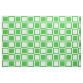Groene Vette Mod Squares ~ Grote schaal Stof (Fat Quarter)