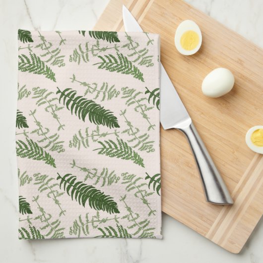 Groene vetten, plaats Kitchen Towel Theedoek (Quarter Fold)