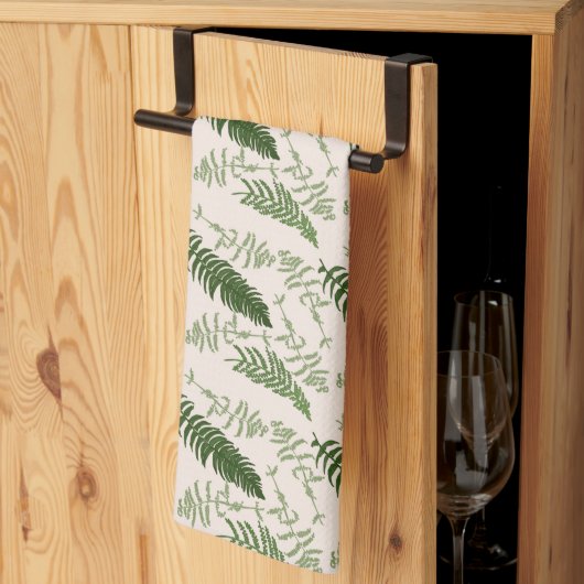 Groene vetten, plaats Kitchen Towel Theedoek (Derde Gevouwen)
