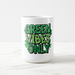 Groene vibes alleen St. Patrick's Day Koffiemok