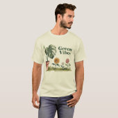 Groene Vibes. T-shirt (Voorkant volledig)