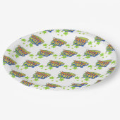 Groene vibes, Wereldmilieudag, red de aarde Papieren Bordje (Gekanteld)